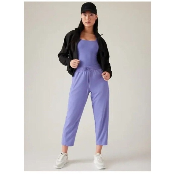 Athleta Arrival Pant Straight Leg Purple 586940 Multiple Sizes NWOT - Picture 1 of 9